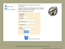 Tablet Screenshot of pnwrccsearch.org